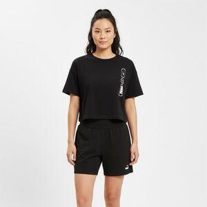 Puma Black Crop Top Size M